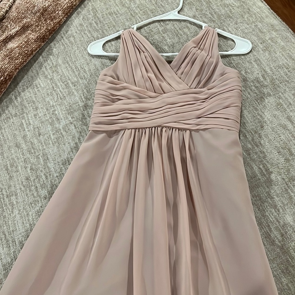 Size girls 10, formal dress (used for Jr bridesmaid dress), worn once!